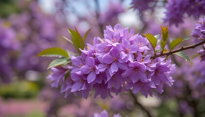 lilac flowers in the garden