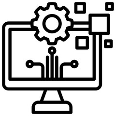 Digital Transformation Icon