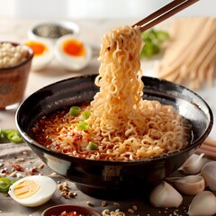 Homemade Ramen Noodles: A Culinary Journey Through a Savory Steaming Bowl