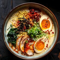 Savoring the A Perfect Ramen Bowl with Carefully Selected Toppings