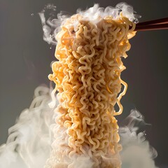 Exploring the Impact of Cooking Time on Ramen Noodles Texture in Professional Food Photography