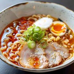 Shoyu Ramen: A Hyper-Detailed Portrayal of a Culinary Staple