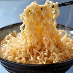 Perfectly Cooked Ramen Noodles - A Culinary Symphony of Texture and Flavor in