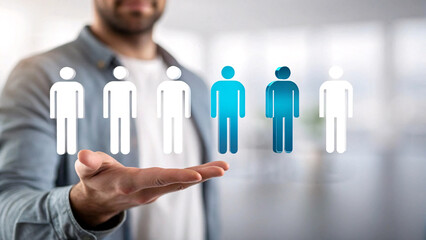 Best Job Candidate for Business Choice and Leadership Selection – Recruitment and Human Resource Management Concept, Generative AI