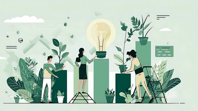 Sustainable Growth: Teamwork Cultivating Innovation and Progress