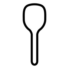 kitchen utensils outline icon. Spatula