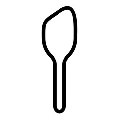 kitchen utensils outline icon. Spatula