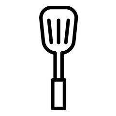kitchen utensils outline icon. Turner