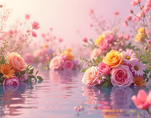 Flower background photo