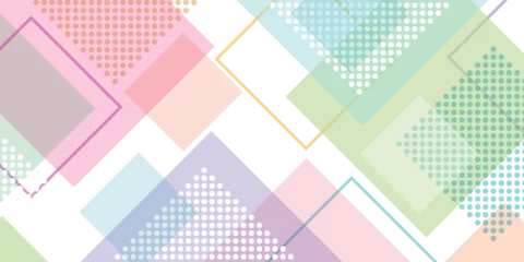 Fotobehang カラフル　テクノロジー　デジタル　模様　背景 © J BOY