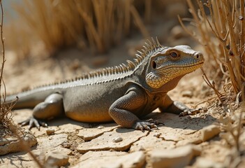 The Gaze of Desert Lizards