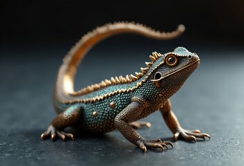 Obraz premium Lizard sculptures from the Bronze Age