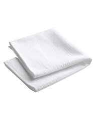 White cotton napkins cloth fabric kitchen soft absorbent reusable set