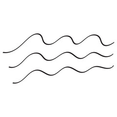 Wave line icon