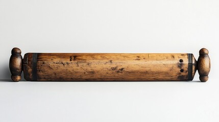 Cricket bat leaning on a wicket with stumps and bails no human no labelling and no logo