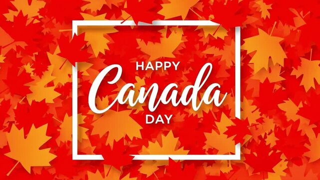A celebratory design for Canada Day.  