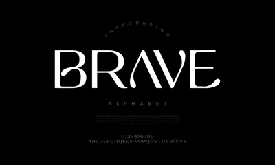A daring and bold display font with unique elegance and strong presence for branding and posters
