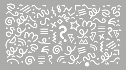  abstract geometric shapes, Memphis style pattern design for banner, card and flyer background. modern and Creative vector illustration.