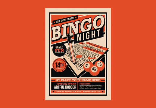 Bingo Night Event Flyer
