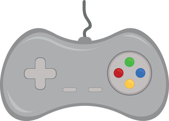 vector illustration video game joystick