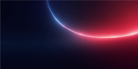 Abstract blue background with glowing stars and motion light effects