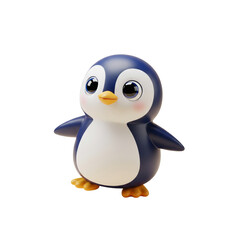 Obraz premium 3d penguin with blue eyes