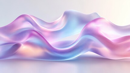 Abstract fluid shapes, pastel colors, soft light, 3D render, background image