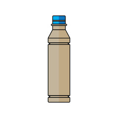 LONG SIZE DRINKING BOTTLE ICON SYMBOL
