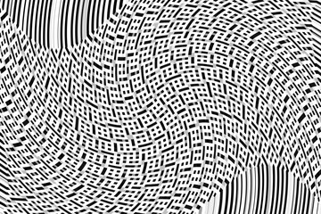 black and white fingerprint