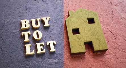 Buy To Let Graphic with a House Icon | Mortgage