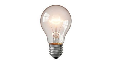 3D Light Bulb Innovation Concept