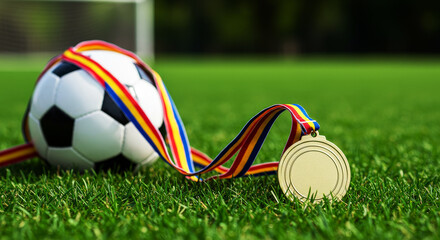 Soccer Victory Medal