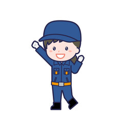 消防団員／ななめ／女性 06