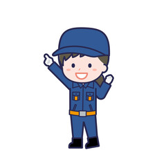 消防団員／ななめ／女性 05