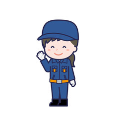 消防団員／ななめ／女性 10