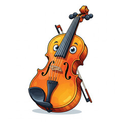 Fototapeta premium violin isolated on white