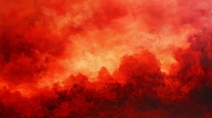 Naklejka premium Red and Orange Clouds