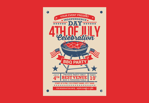 4th of July BBQ Party Celebration
