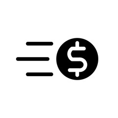 money glyph icon