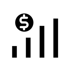 profit glyph icon