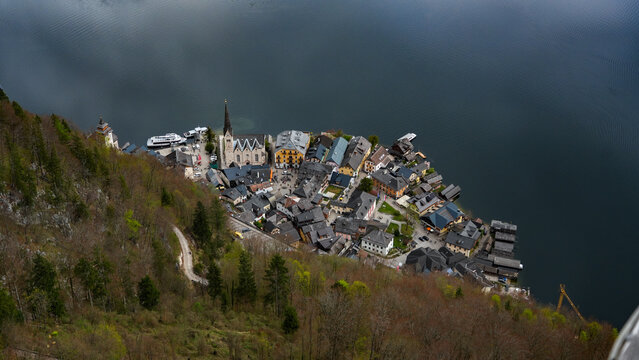 Hallstatt from above, Austria