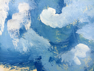 color and texture of brush strokes on the wall