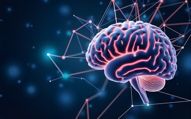 Fototapeta premium brain network. High quality