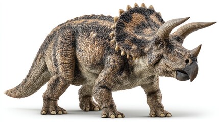 Three-horned dinosaur, side view (1)