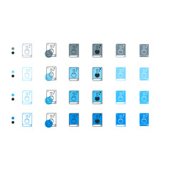 Chemistry icon for scientific research and reactions.