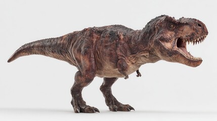 Fototapeta premium Fierce Tyrannosaurus Rex, side profile