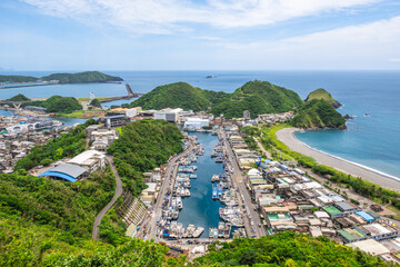 Scenery of Suao Harbor lcoated in Suao Township, Yilan County, Taiwan