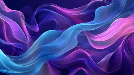 Obraz premium Abstract flowing vibrant colors (2)