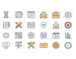 business and finance icons