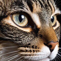 close up of a cat